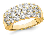 2.50 Carat (ctw SI1-SI2, G-H-I) Lab-Grown Diamond Ring in 14K Yellow Gold